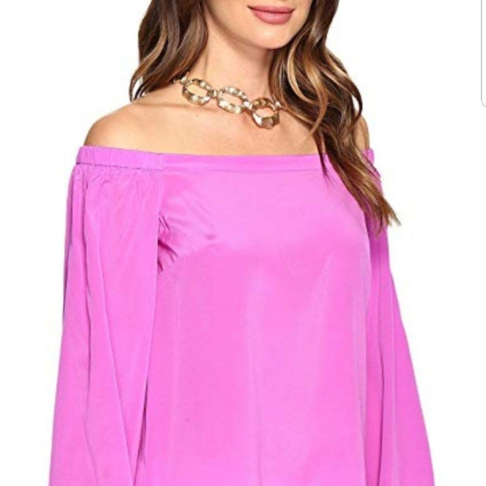 Lilly Pulitzer Silk Adria blouse XL